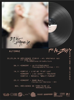 Bruit Fureur - poésie rock - en concert pour le DAAD Music - Tarn-et-Garonne Arts et Culture