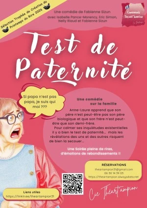  Comédie « TEST DE PATERNITE » Parce que maman n'a jamais su choisir entre 2 hommes... &#128165;&#128514;