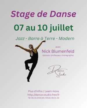 Stage de Danse d'Eté avec Nick Blumenfeld