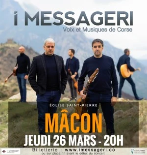 Concert groupe I MESSAGERI - Voix et musiques de Corse