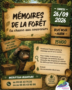 Escape Game "Mémoires de la forêt, la chasse aux souvenirs"