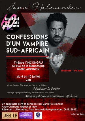 'Confessions d'un Vampire Sud-Africain' au Festival d'Avignon 2026
