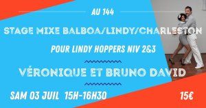 Stage Mixe Balboa/Lindy/Charleston pour lindy hoppers niveau 2&3