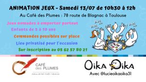 Atelier Privatisé Jeux de Société pour Enfants