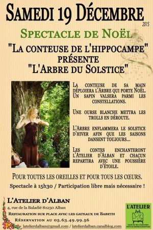 Spectacle de Noël avec "La conteuse de l