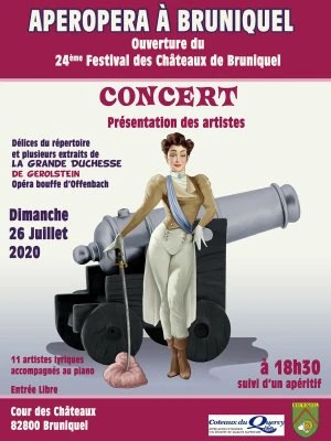 Apéropéra à Bruniquel
