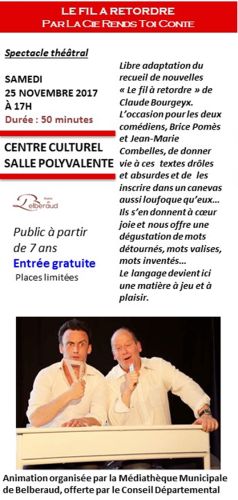 LE FIL A RETORDRE par la Cie Rends Toi Conte