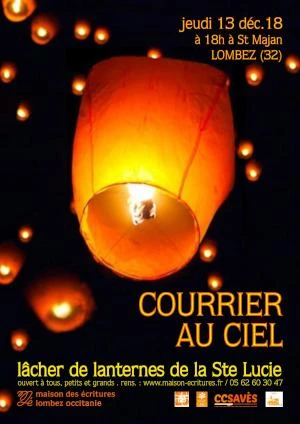 REPORT en 2019 // Courrier au ciel - Lâcher de lanternes