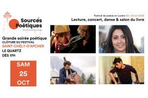 Grande soirée poétique - Festival des Sources poétiques