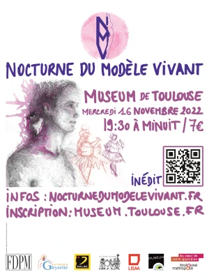 Nocturne du modèle vivant au Muséum d'Histoires Naturelles de Toulouse