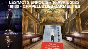 Les mots enfouis à la Chapelle des Carmélites