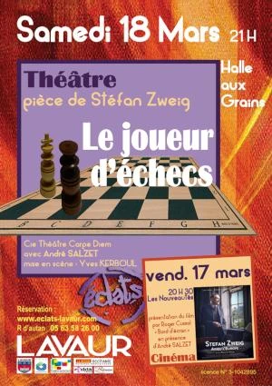 "LE JOUEUR D'ÉCHECS" de Stefan Zweig