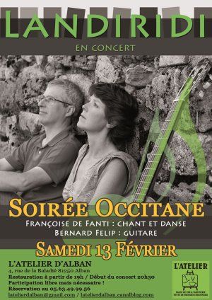 Soirée occitane avec le duo Landiridi