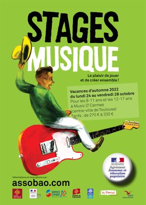 Stages musique pour les jeunes à Toulouse (vacances d'automne)