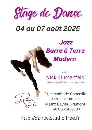 Stage de Danse d'Eté avec Nick Blumenfeld