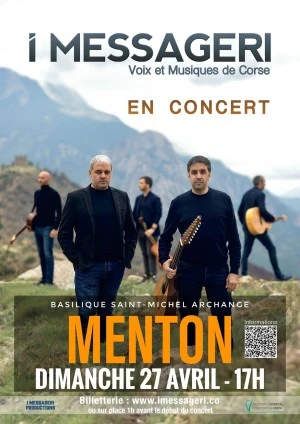 Concert groupe I MESSAGERI - Voix et Musiques de Corse