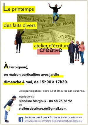 Le printemps des faits divers • Atelier d'écriture