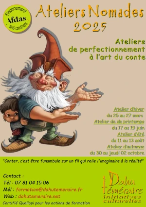 Les Ateliers Nomades • Stages de perfectionnement à l'art du conte
