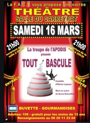 Soirée théâtre "Tout Bascule"