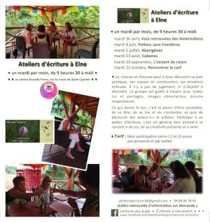 Aborigènes • Atelier d'écriture créative