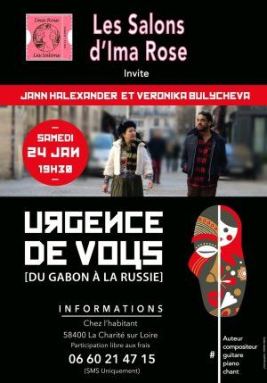  'Urgence de Vous, du Gabon à la Russie' à la Charité-sur-Loire, 24/01/2026