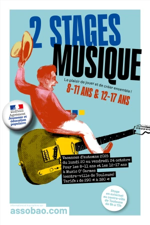 Stage musique ados à Toulouse octobre 2025