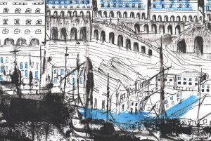 HABIB HASNAOUI - techniques mixtes et lithographies