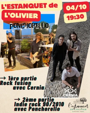Live Ponchorello + CERNIA !