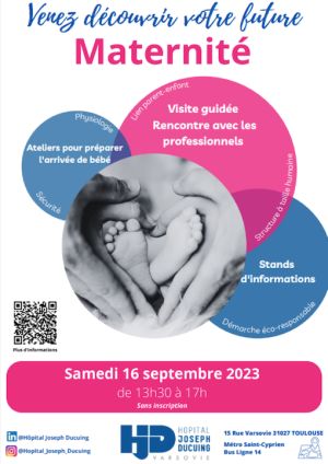 Journée Portes Ouvertes à la maternité de l'Hôpital Joseph Ducuing