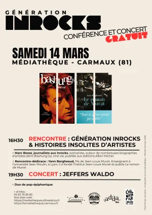 Génération inrocks : rencontre dédicace (Marc Besse & Yann Bergheaud) + concert "Jeffers Waldo" 