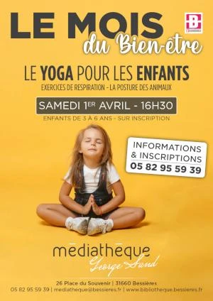 Atelier "mois du bien-être" yoga pour les enfants 