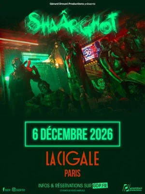 Shaârghot : un concert explosif à La Cigale le 6 décembre 2026