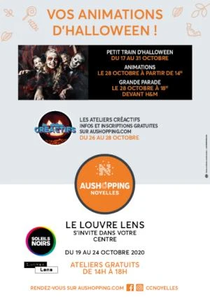 Ateliers créatifs au centre Aushopping de Noyelles-Godault avec le LOUVRE-LENS