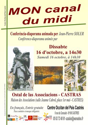 Conférence-diaporama MON canal du midi