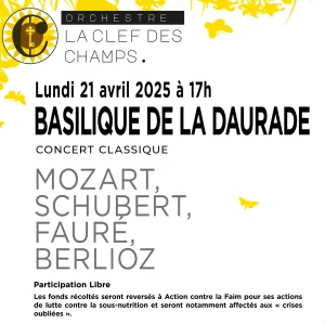Concert de l'Orchestre de chambre La Clef des Champs au profit d'Action contre la Faim