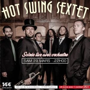Soirée dansnate avec l'orchestre Hot Swing Sextet