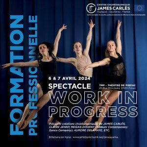 La formation professionnelle en scène - Spectacle Work in progress le 6 & 7 avril 2024