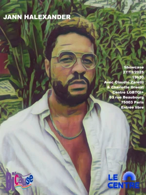 Jann Halexander en showcase 27/12/25, Salle Geneviève Pastre, Paris