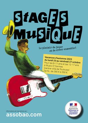Stages musique pour les jeunes à Toulouse (vacances d'automne)