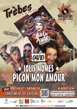 Concerts de PICON MON AMOUR + JOLIS MÔMES