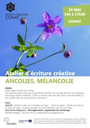 Ancolies, mélancolie • Atelier d'écriture en plein air