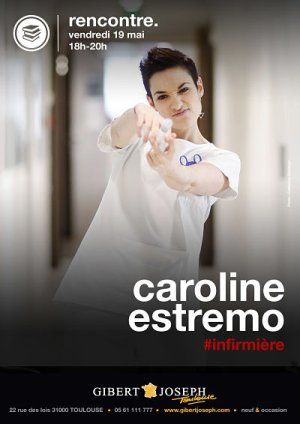 Rencontre avec la Toulousaine Caroline Estremo pour "#Infirmière" vendredi 19 mai chez Gibert Joseph Musique