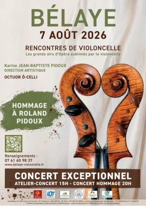 Concert Hommage à Roland Pidoux des Recontres de Belaye