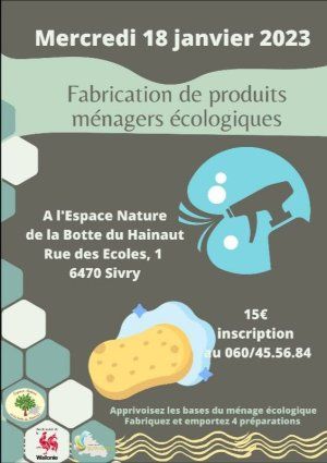 Atelier de fabrication de produits ménagers écologiques