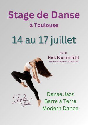 Stage de Danse d'Eté avec Nick Blumenfeld