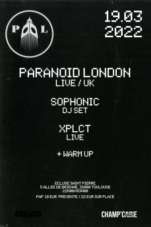 PARANOID LONDON (LIVE) à Toulouse
