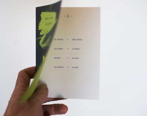 Lecture- performance Vincent Broqua