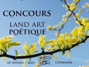 PRINTEMPS DES POÈTES 2022: CONCOURS DE LAND ART POÉTIQUE