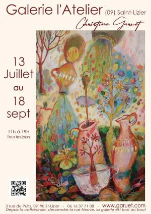 Nouvelle exposition de Christine Garuet à la Galerie l'Atelier 
