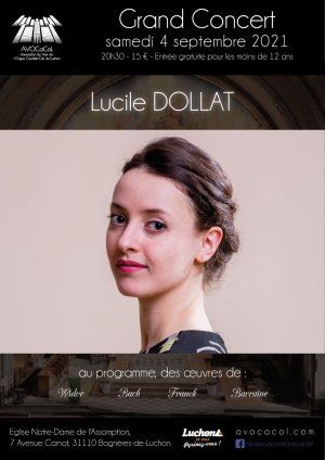 GRAND CONCERT D'ORGUE par Lucile DOLLAT